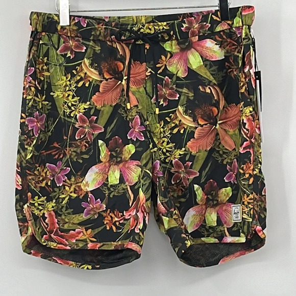 Herschel Supply Co. Voyage Alta Swim Shorts in Jungle Hoffman - NEW -Size Medium - Picture 3 of 12
